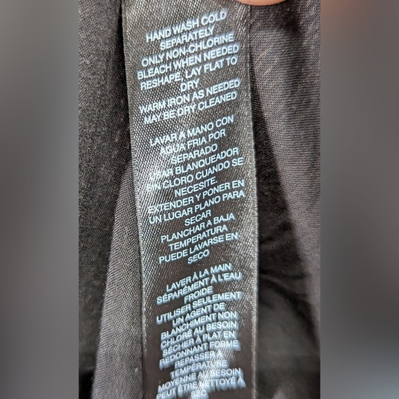 WHBM Floral‎ Embroidered  black Boho summer Dress size SP - Picture 9 of 9